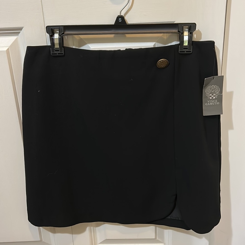 New Vince Camuto Lined Skirt - Rich Black